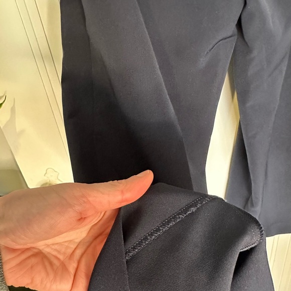 Express wide leg cropped trousers size 6 navy - Picture 8 of 11